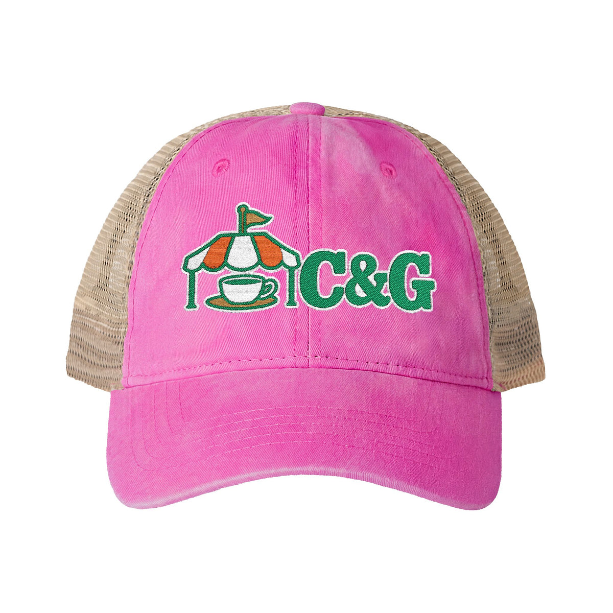 Cabana Club — Women's Washed Mesh-Back Cap