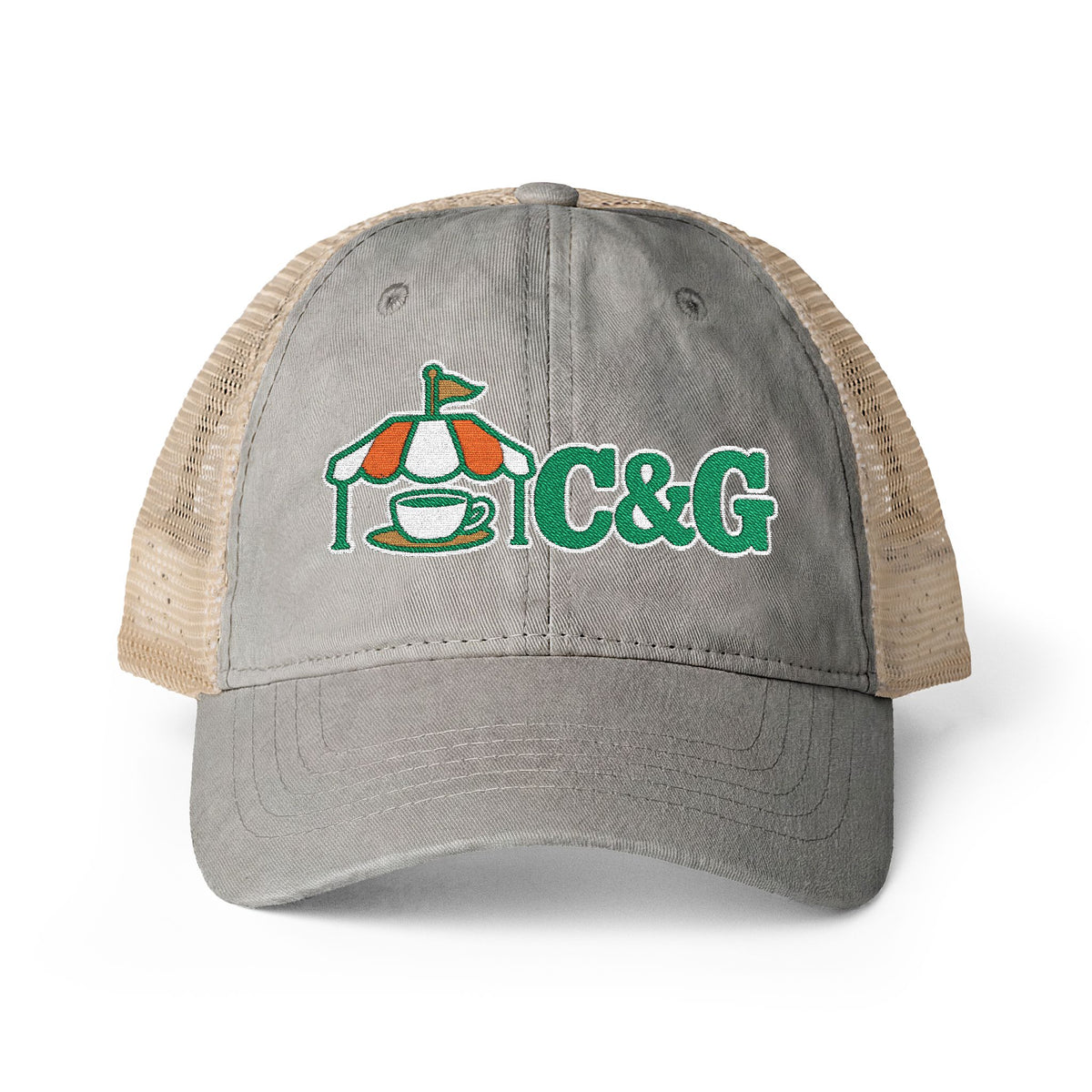 Cabana Club — Women's Washed Mesh-Back Cap