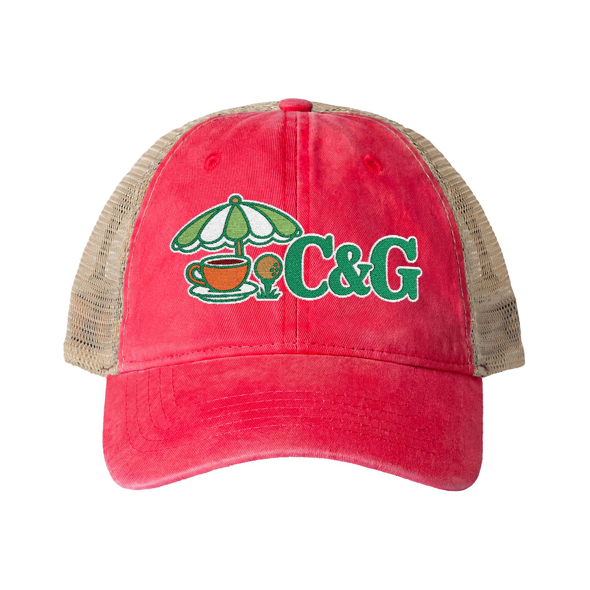 Sunday Shade — Women's Washed Mesh-Back Cap