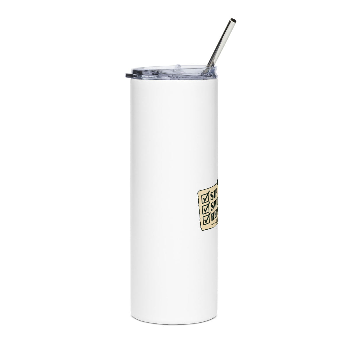 Sip Swing Repeat — Men's 20oz Stainless Steel Tumbler