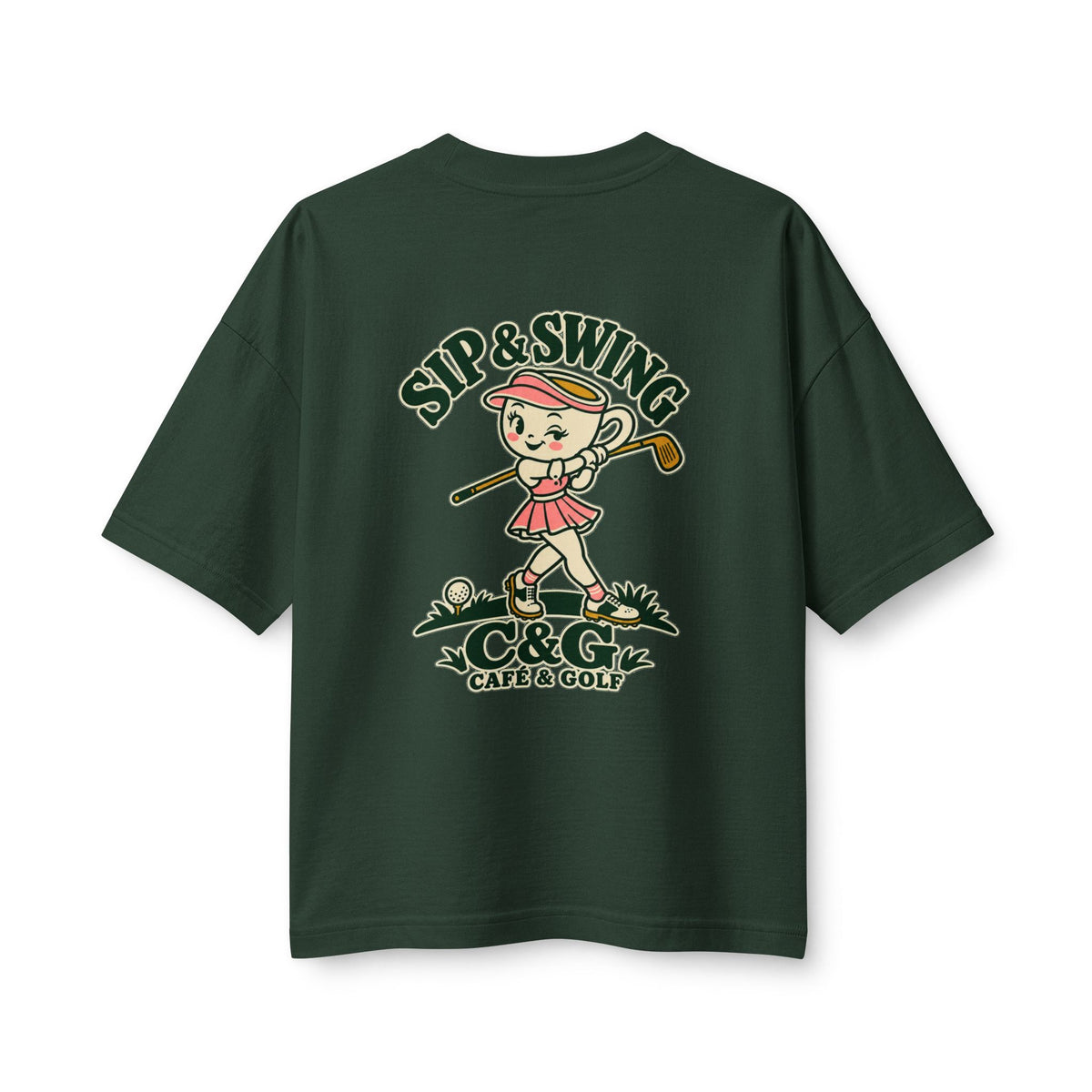 Sip & Swing — Women's Heavyweight Tee