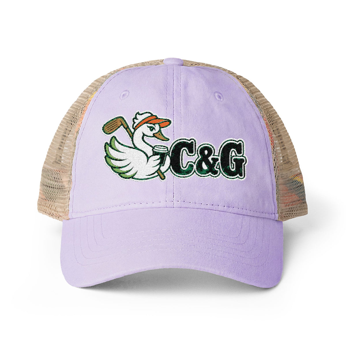 Birdie Break — Women's Washed Mesh-Back Cap