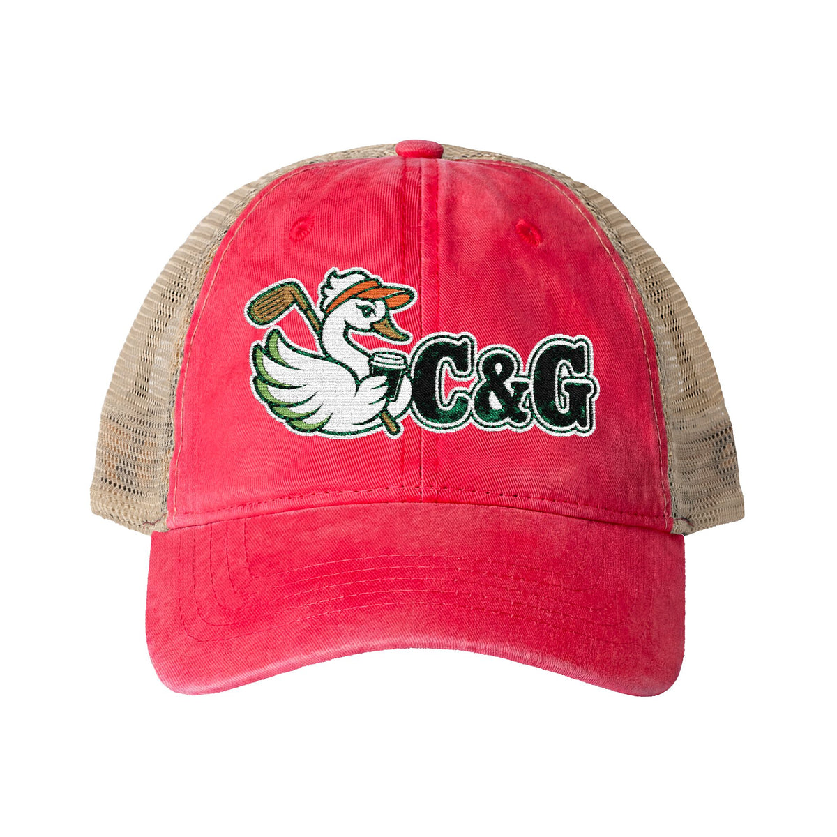 Birdie Break — Women's Washed Mesh-Back Cap