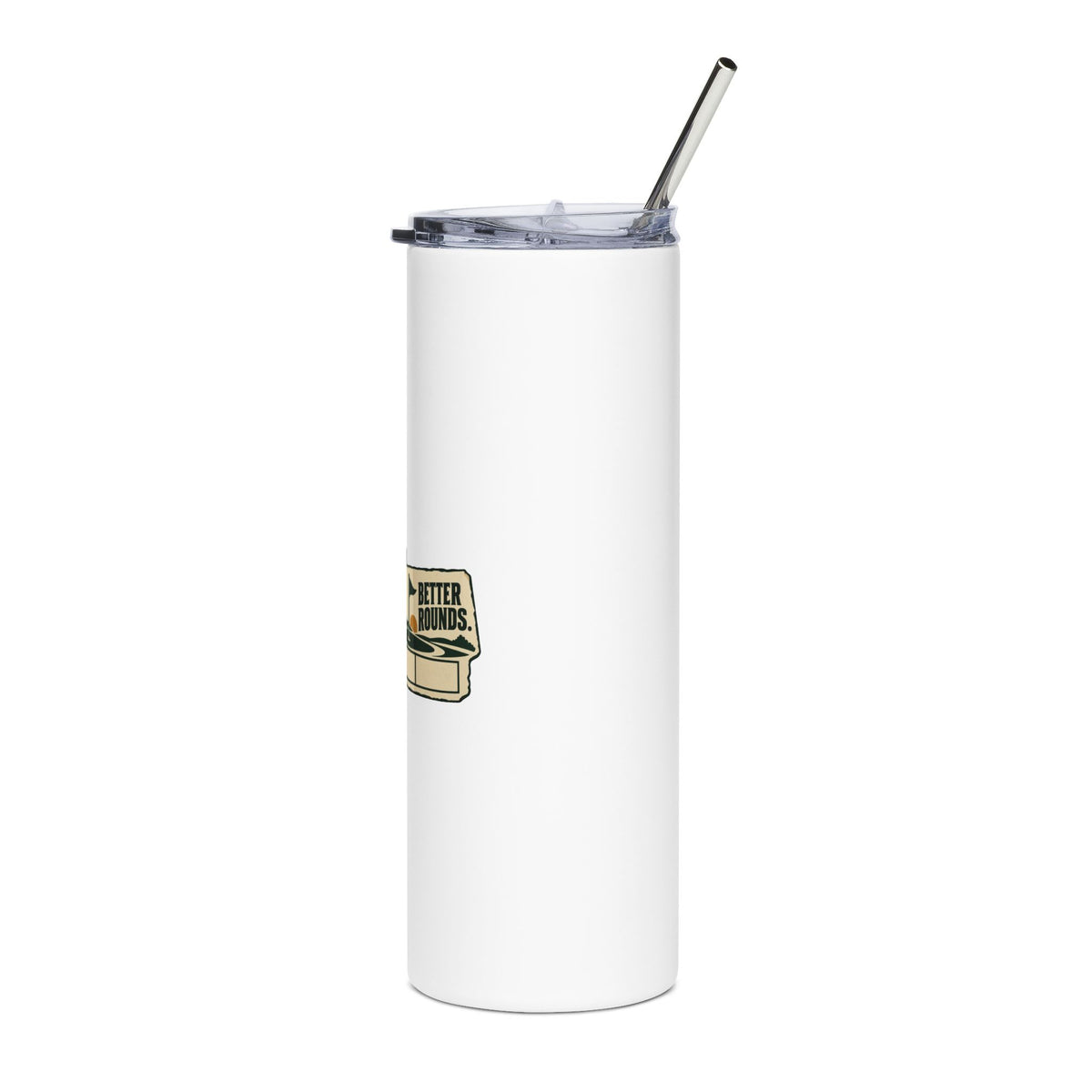 Good Coffee Better Rounds — Men's 20oz Stainless Steel Tumbler