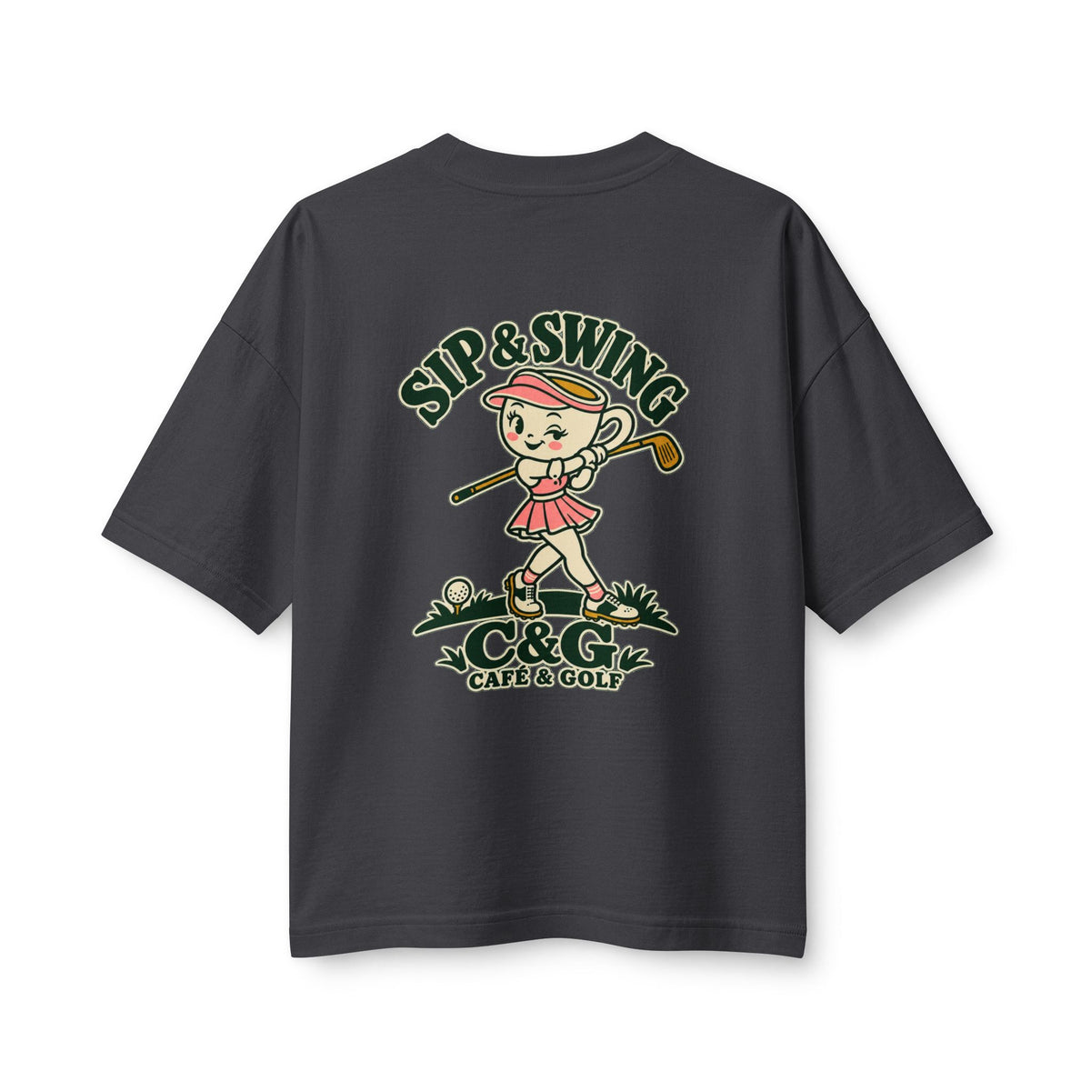 Sip & Swing — Women's Heavyweight Tee